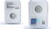 Indonesia 10 sen Indonesia 10 sen Riau Coinage Sukarno KM-7 MS 64 NGC aluminum coin 1962 -