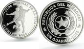 Paraguay 1 guarani Paraguay 1 guarani Football World Cup Germany silver coin 2003 -