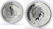 Australia 10 dollars Australia 10 dollars Year of the Monkey Lunar Series I silver coin 2004 -