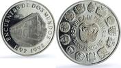 Colombia 10000 pesos Colombia 10000 pesos Bogota Mint Encounter Two Worlds proof silver coin 1991 -