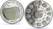 Colombia 10000 pesos 1991 Colombia 10000 pesos Two Worlds Encounter Sant... 159.32 US$ free shipping