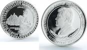 Turkmenistan 500 manat Turkmenistan 500 manat Astanbaba Mausoleum of XII-XIX century silver proof 2000 -