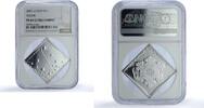 Latvia 1 lats Latvia 1 lats Water KM-104 PF 69 NGC silver coin 2009 -