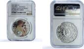 Niue 1 dollar Niue 1 dollar Aquarius KM-505 Mucha Zodiac Signs Art PF 70 NGC silver coin 2010 -