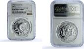 United Kingdom 1 dollar Sealand 1 dollar Orca Whale Sea Treasures Fantasy X#9 PF 68 NGC silver coin 1994 -