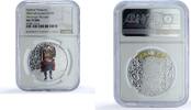 Ukraine 10 hryvnias Ukraine 10 hryvnias Archangel Michael Coloured MS 70 NGC silver coin 2025 -