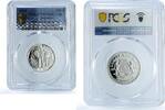 Somalia 250 shillings Somalia 250 shillings Elephant KM-185 Wildlife PR 70 PCGS silver coin 2004 -