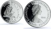 North America 10 dollars 1981 East Caribbean States 10 dollars Wedding K... 821.45 元 免费寄运