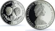 Bailiwick of Guernsey 25 pence 1981 Guernsey 25 pence Wedding KM-36a Cha... 755.96 元 免费寄运