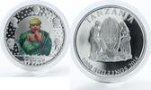 Tanzania 1000 shillings Tanzania 1000 shillings Happy Birthday silver coin 2014 -