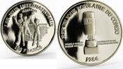 Congo 100 francs Congo 100 francs International Games series Handball proof nickel coin 1984 -