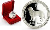 Australia 50 cents Australia 50 cents Lunar Calendar series I Year of the Dog silver coin 2006 -