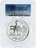 Trinidad and Tobago 5 dollars Trinidad and Tobago 5 dollars Scarlet Ibis PR68 PCGS proof silver coin 1973 -