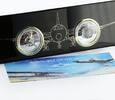 Tanzania 1000 shillings Tanzania set of 2 coins The Conquest of the Skies colored silver coins 2019 -