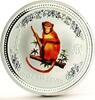 Australia 10 dollars Australia 10 dollars Lunar Calendar series I Year of Monkey silver coin 2004 -