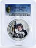 Niue 1 dollar Niue 1 dollar Star Wars series Han Solo MS69 PCGS colored copper coin 2011 -