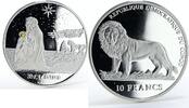 Congo 10 francs Congo 10 francs Melchior Star crystal proof silver coin 2005 -