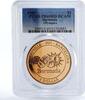 Bermuda 1 dollar Bermuda 1 dollar Olympic Games Sports PR69 PCGS bronze coin 1992 -