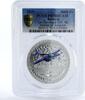Burundi 5000 francs Burundi 5000 francs De Havilland 98 Plane Aviation PR70 PCGS silver coin 2015 -