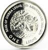 Sierra Leone 1 leone Sierra Leone 1 leone 10th Anniversary of National Bank Lion silver coin 1974 -