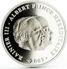 Monaco 10 euro Monaco 10 euro Kingdom Leader Crown Prince Albert II proof silver coin 2003 -