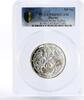 Bhutan 500 ngultrums Bhutan 500 ngultrums Sings of Zodiac Dragon PR67 PCGS gilded silver coin 2006 -