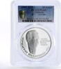 Abkhazia 10 apsars Abkhazia 10 apsars Abkhazian Poet Bagrat Shinkuba PL69 PCGS silver coin 2009 -