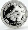 Australia 50 cents Australia 50 cent Lunar Year of the Snake Series I proof silver coin 1/2 oz 2001 -