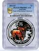 Australia 1 dollar Australia 1 $ Year of Horse Lunar Calendar Series II PR69 PCGS silver coin 2014 -