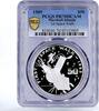 Marshall Islands 50 dollars Marshall Islands 50 $ First Space Walk Space Series PR70 PCGS silver coin 1989 -
