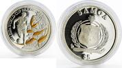 Samoa 5 dollars Samoa 5 dollars XX Football World Cup in Brazil proof silver coin 2013 -