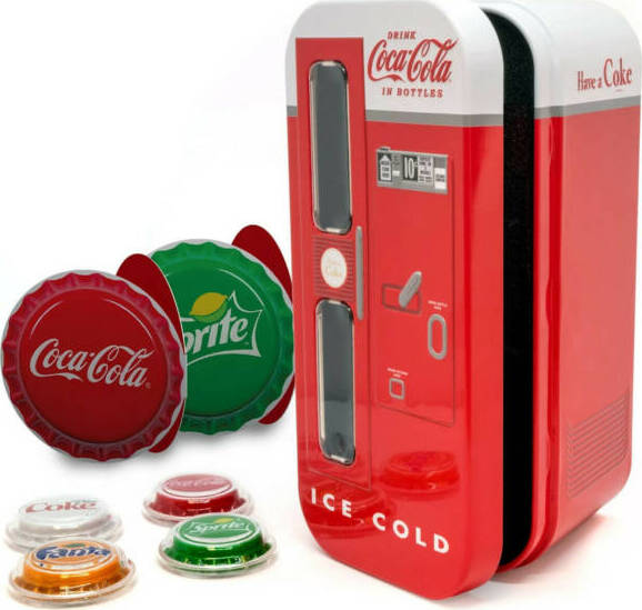 Fiji 2020 4 x 1$ COCA COLA Bottle Cap Vending Machine 4 Coin