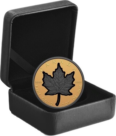Canada 2023 200$ Super Incuse Gold Maple Leaf 2 oz Pure Gold Coin