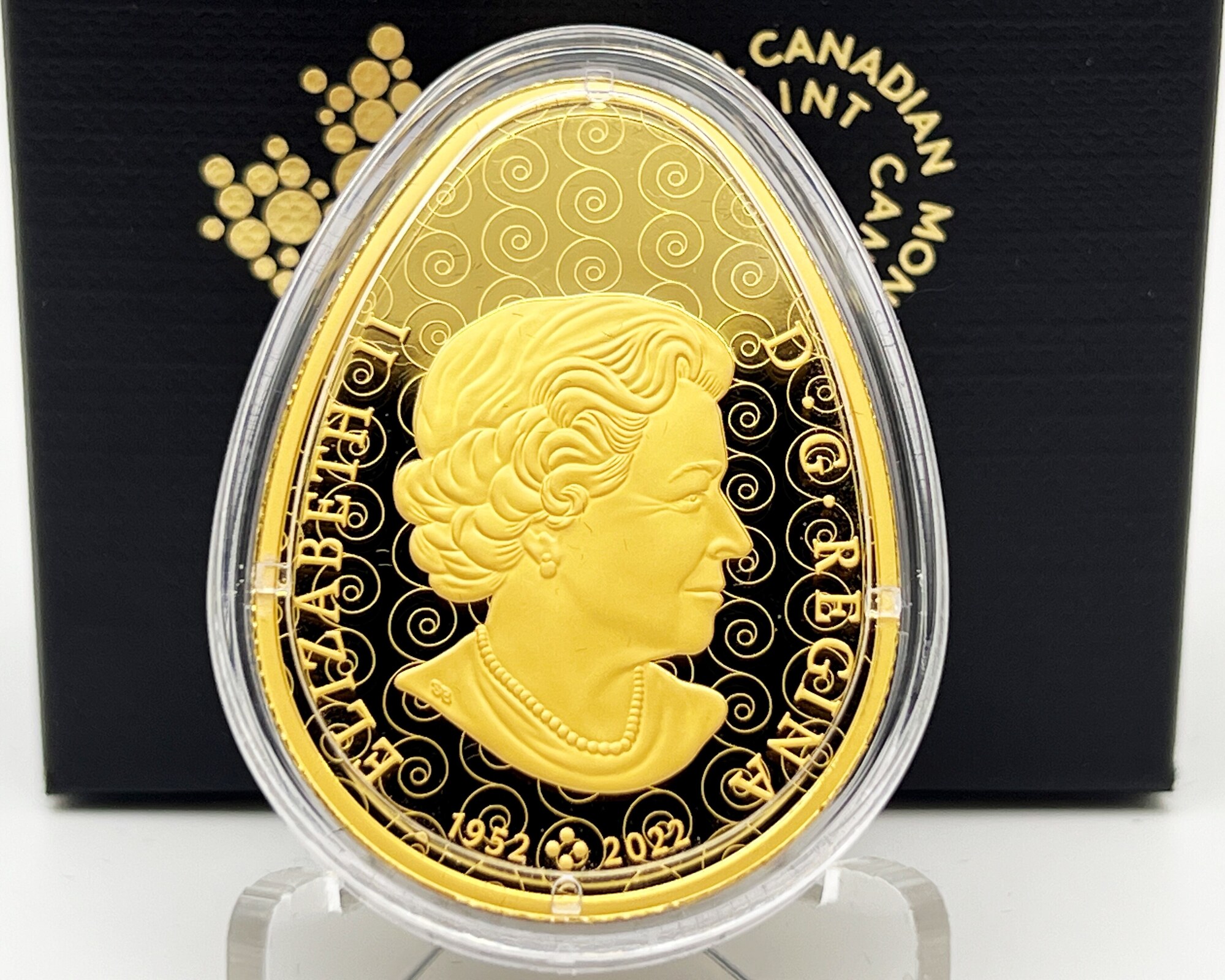 Canada 2024 250 Ukrainian Easter Egg Pysanka Gold Coin Proof