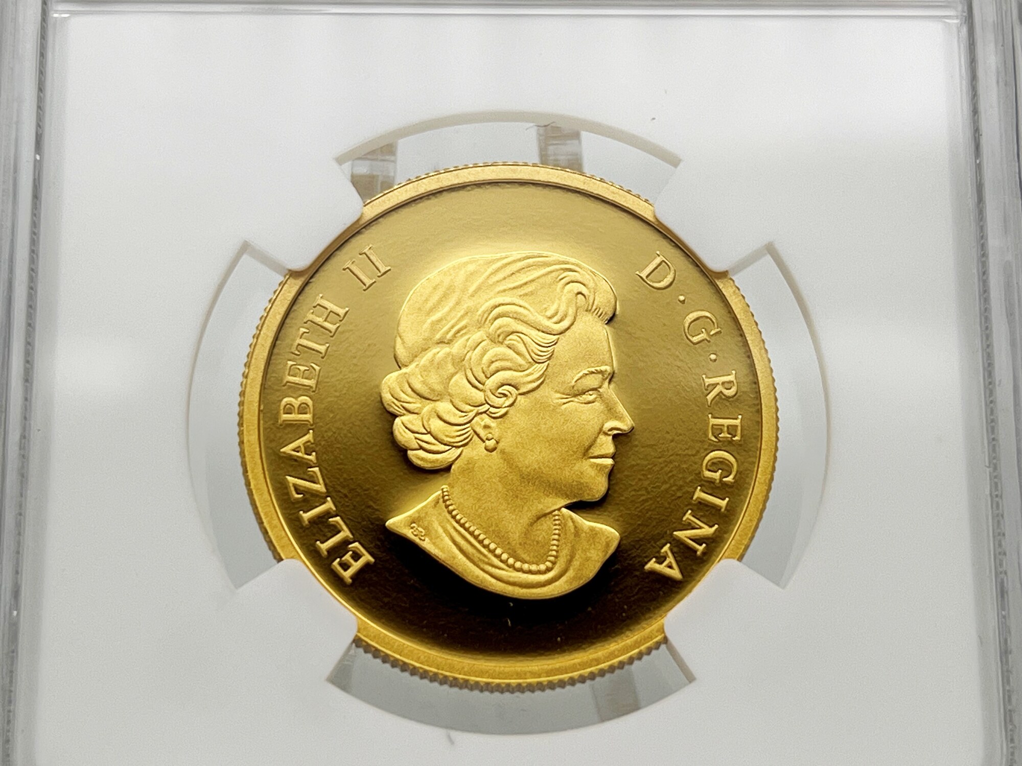 Canada 200$ 2014 BALD EAGLE Protecting Her Nest 1 oz Pure Gold