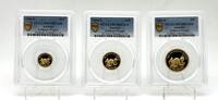 Australia Kangaroo Nugget Three Piece Set Gold Coin -