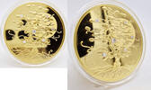 Niue 100$ Niue 2019 100$ TREE OF LUCK Diamonds 1.5 oz Gold Proof Coin -
