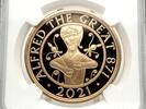 Great Britain 5 Pounds ALFRED THE GREAT Gold Coin -
