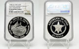 Cuba 20 Pesos Moncada Garrison Assault - 35th Anniversary Silver Proof Coin -