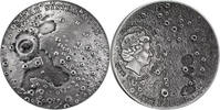Niue 1$ MOON SOLAR SYSTEM 1 oz Silver Coin Lunar Meteorite NWA 8609 -
