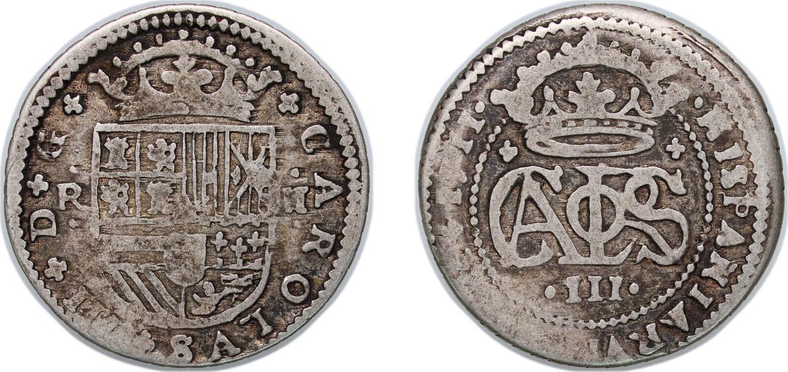 Spain Principality of Catalonia Spanish states 1711 2 Reales - Carlos ...