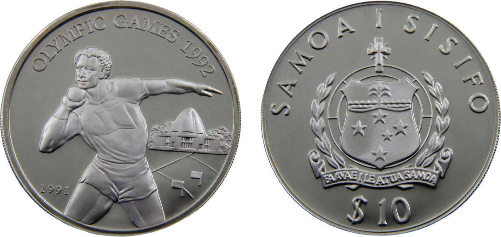 1991 Singapore mint(Minta Samoa Independent State 1991 10 Tala 1992 ...