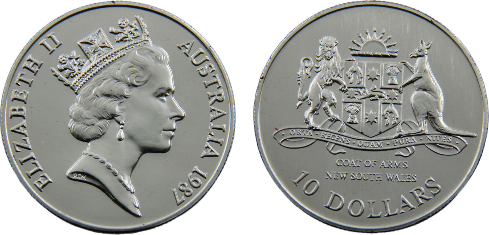 1987 (Mintage 50500) Australia Commonwealth Elizabeth II 1987 10 ...