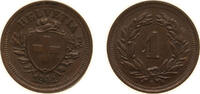 Switzerland 1 Rappen 1941 B Bern Mint Switzerland Federal State 1941 B 1... 2.58 US$ Tax included +  16.42 US$ shipping
