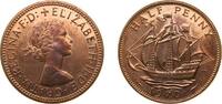 Great Britain ½ Penny Great Britain United Kingdom 1970 ½ Penny - Elizabeth II (1st portrait; without 'BRITT:OMN') Bronze Royal Mint (Tower Hill) (750 -