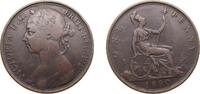 Great Britain 1 Penny Great Britain United Kingdom 1890 1 Penny - Victoria (2nd portrait; 2nd type) Bronze Royal Mint (Tower Hill) (15331000) 9.2g VF -