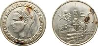 Belgium 50 Francs Belgium Kingdom 1958 50 Francs - Baudouin I (Brussels World's Fair 1958; French text) Silver (.835) (16.5% Copper) Brussels Mint -