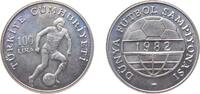 Turkey 100 Lira Turkey Republic 1982 100 Lira (World Cup) Copper-nickel (63524) 23.33g BU KM 951 -