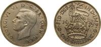 Great Britain 1 Shilling Great Britain United Kingdom 1939 1 Shilling - George VI (English crest; with 'IND:IMP') Silver (.500) (11052600) 5.66g XF KM 85 -