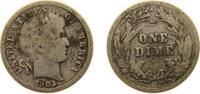 United States 1 Dime United States Federal republic 1903 1 Dime Barber Dime Silver (.900) (.100 copper) Philadelphia Mint (19500000) 2.5g VF KM 113 -